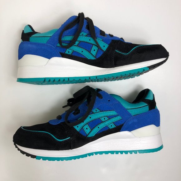 ASICS GEL-Lyte III Women's Size 6.5 Casual Athletic Shoes Green/Blue/Black H7D7L - Picture 3 of 8
